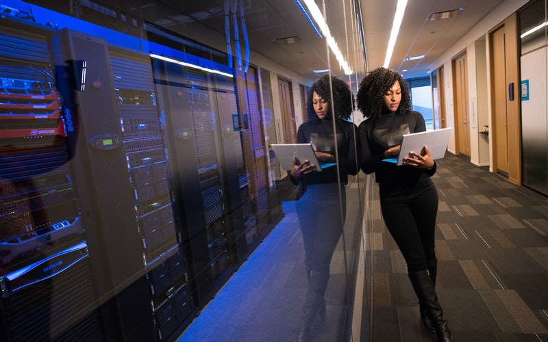 Web Hosting Server Room